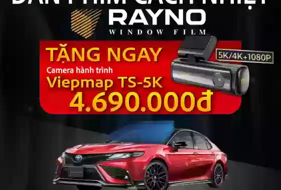 TẶNG NGAY CAMERA HÀNH TRÌNH VIETMAP TS-5K khi dán Rayno