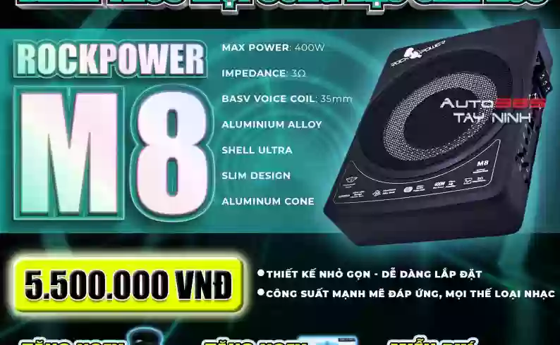 SUB ĐIỆN GẦM GHẾ ROCKPOWER M8